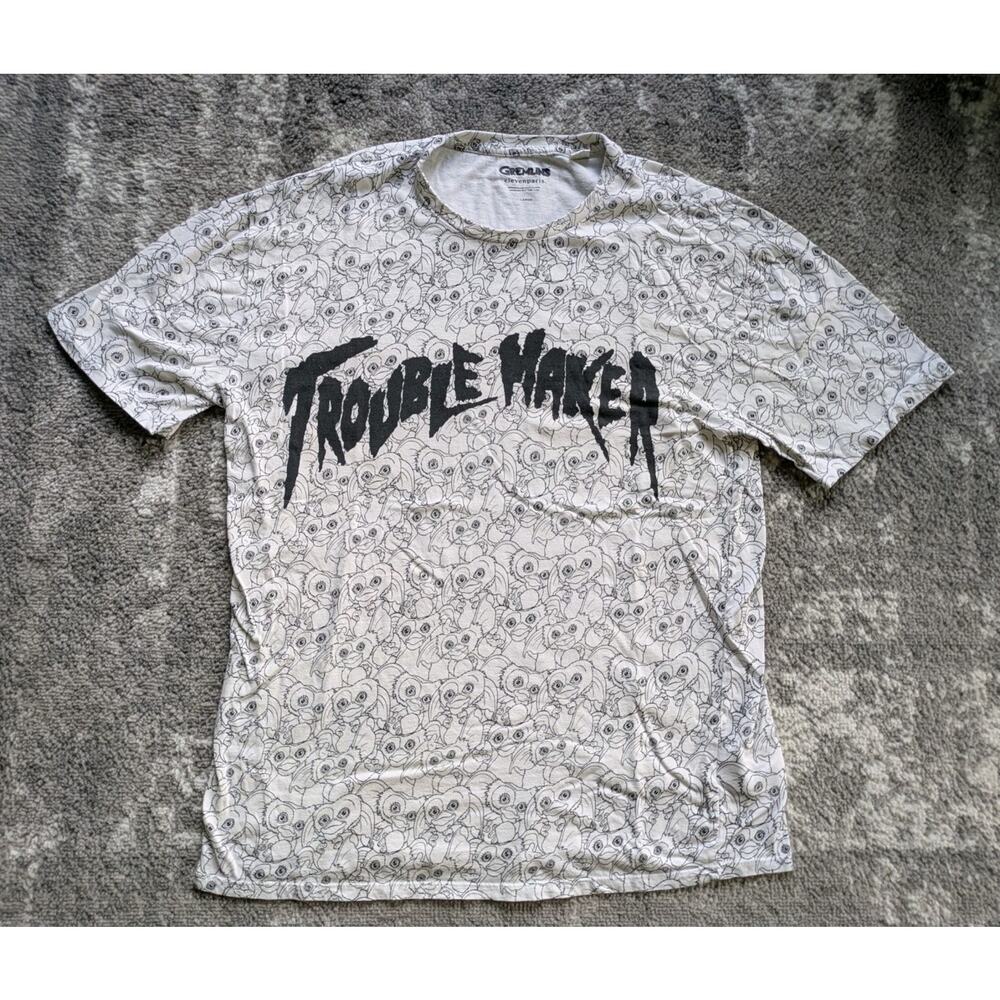 Elevenparis Men's GREMLINS Trouble Maker Gizmo All Over Print T-Shirt - Large